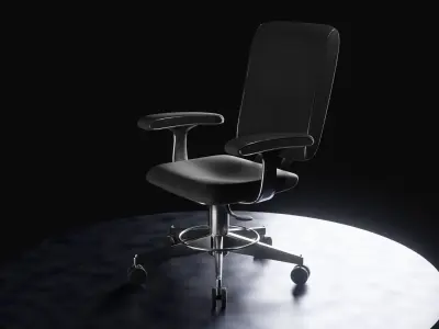 Simple Office Chair 3D model