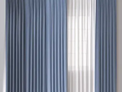 Curtain 3 3D model