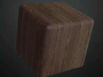 Aged Dark Oak Vertical Planks PBR Texture purchase