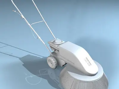 road sweeper 3D model