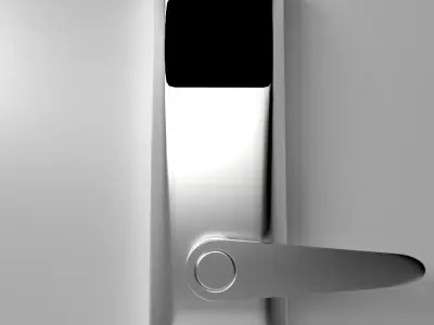 Keycard RFID Sensor Lock 3D model