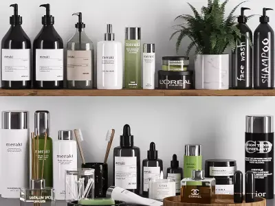 Bathroom accessories02 3D model