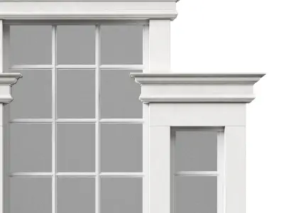 Architectural Classic Window 3D Model 11 3D model