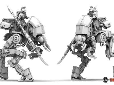 Dark Techno - Mantis Strider 3D print model