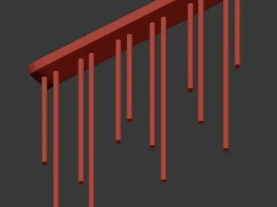 RHEA chandelier 3D model