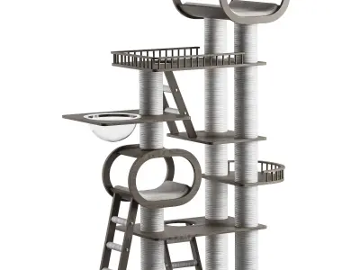 Feline Funhouse 03 3D model