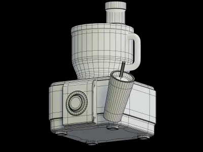 Food processor 3D model