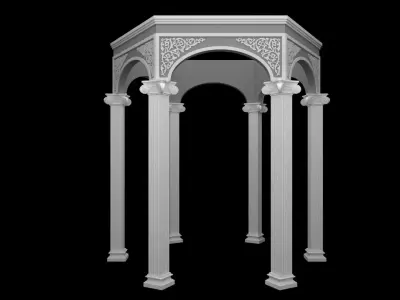 Mandap Dome 3D model