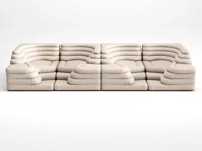 DS 1025 Terrazza Sofa Set 4 3D model
