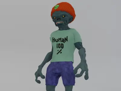 Alien LP Low-poly 3D model