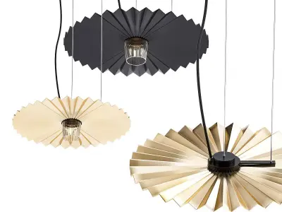 Untitled fan pendant light 3D model