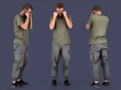 Wearied Urban Casual 3D model