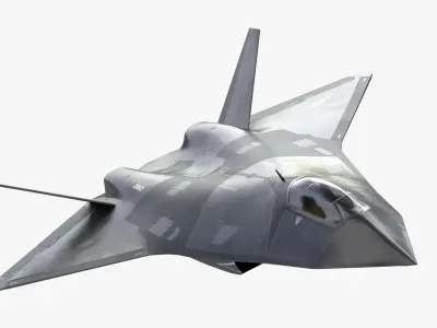  Future Jet Fighter Concept 2050 