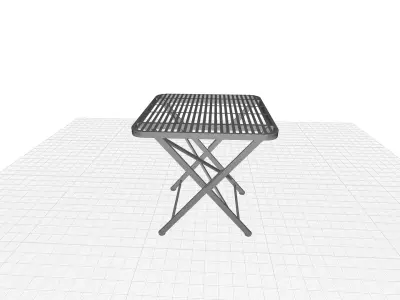 Signe Metal Bistro Table - 3 Colour 3D model