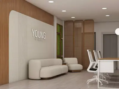 Muji Style Office 3D model