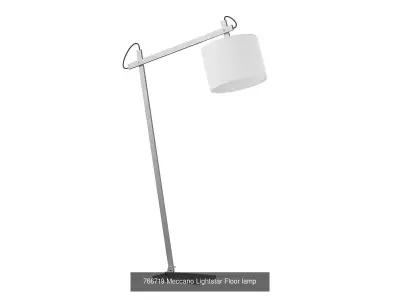 766 Meccano Lightstar Collection of Lamps 3D Model Pack