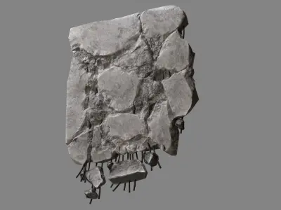 Concrete Debris 06 v2 Low-poly 3D model
