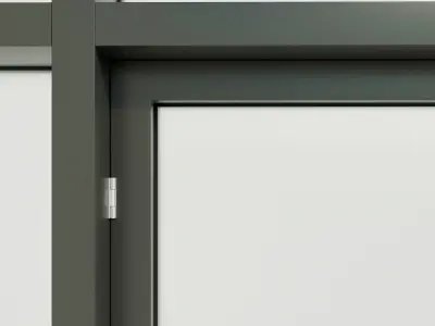 Panoramic glazing Stained glass 6 Low-poly 3D model