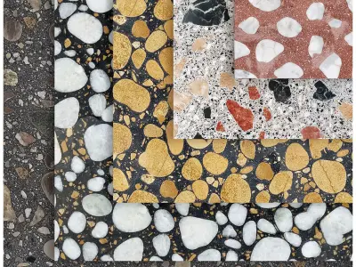 Terrazzo marble 10 Texture