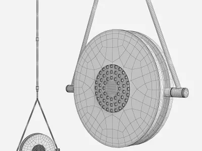 BETH chandelier Low-poly 3D model