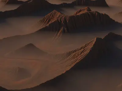 Surface of planet 1  3D model