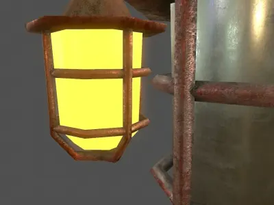 Hanging Light - Game Ready Low-poly 3D model