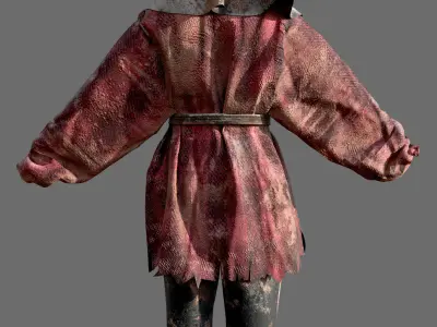 Scarecrow Man Character 3D model