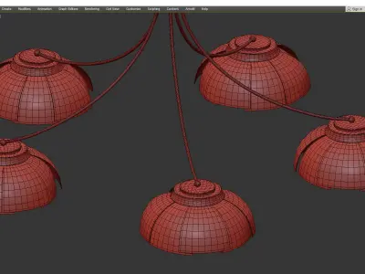 FIN BLUE 2 Low-poly 3D model