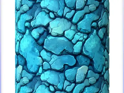 Stylized Stone Floor Seamless Texture Texture 21