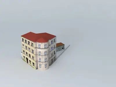 Riga Senchu ​​street 13 Free 3D model