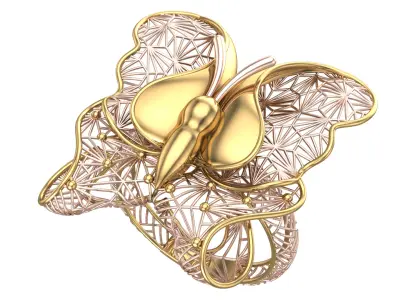 Golden Wings-Wings of Summer-Half Set-H2-15- 3D print model