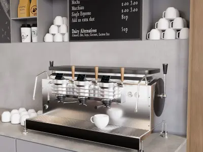 CAFE BAR NO20 A 3D model