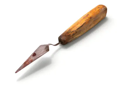 Spatula Old 3D model