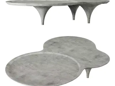 roche bobois drop cocktail table 3D model