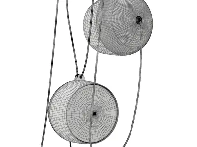 Pendant light-01 3D model