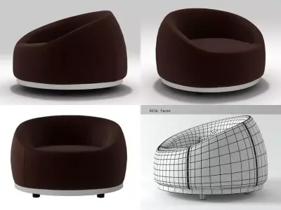 Vertigo Armchair 3D model