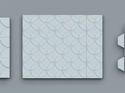 Brick Tiles IMM Brush Pack for Zbrush Low-poly 3D model