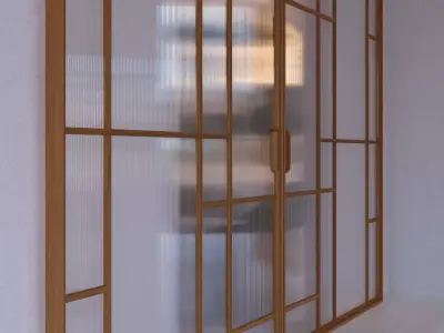 Door - Rimadesio - maxi set of 5 Low-poly 3D model