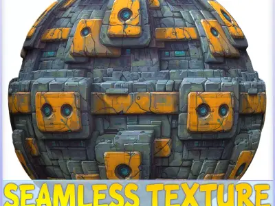 Stylized Wall Seamless Texture Texture