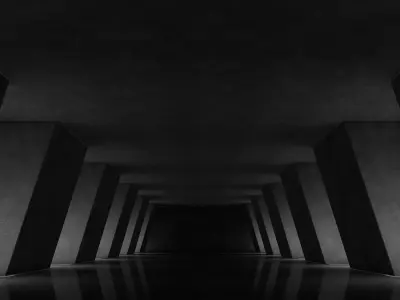 Sci Fi Tunnel 3D model