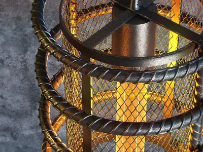 Lussole Loft LSP-9645 lamp 3D model