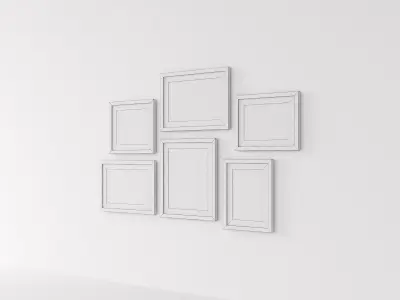 Picture Frames Sketch Color 3D model