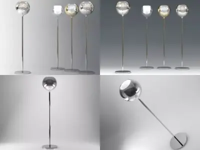 Glo floor lamp 3D model