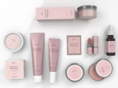 Make Up and Skincare 3D model