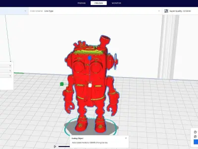 steampunk robotic 13 3D print model