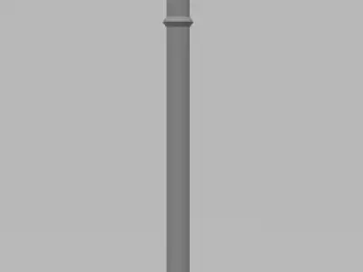 Park lamp 3D print model
