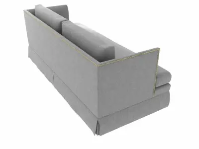 MARIELLA SKIRTED SOFA by mitchell gold and bob williams 3D model