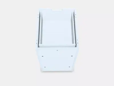 NORDLI Modular chest of 3 drawers Low-poly 3D model