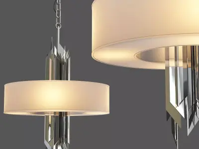 Corbett Lighting 207 46 6 Light Modernist 3D model