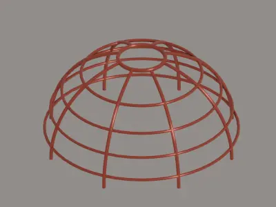 Monkey Bar Dome Low-poly 3D model